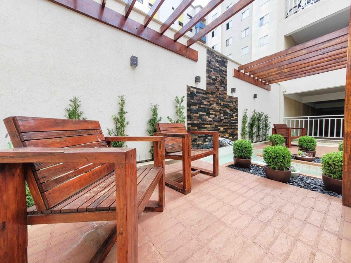 Bem No Centro, Cozinha Completa, Varanda E Garagem โปโซส เด คาลดัส ภายนอก รูปภาพ